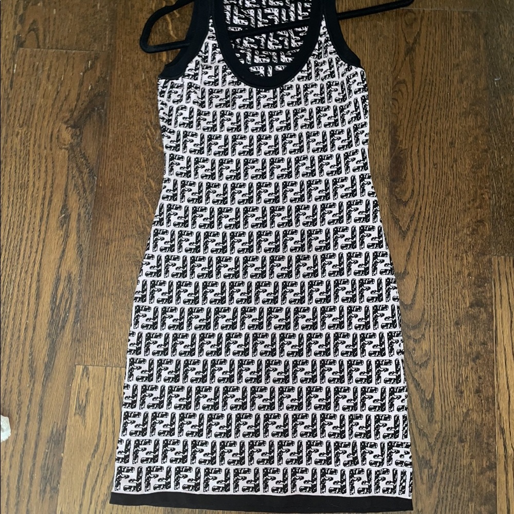 Black & white Fendi dress